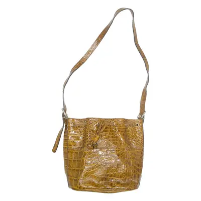MICHEL ORLEAN Womens Crossbody Bag Brown Animal Print