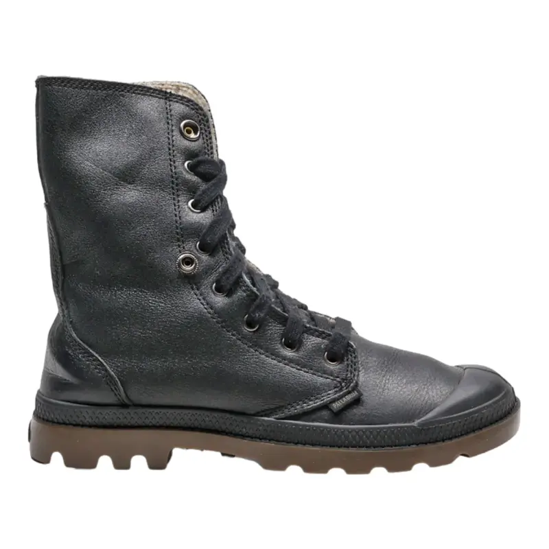 PALLADIUM Lace-Up Boots Black Synthetic Mens UK 7