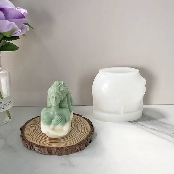 DIY Candle Making Silicone Bust Statue Molds