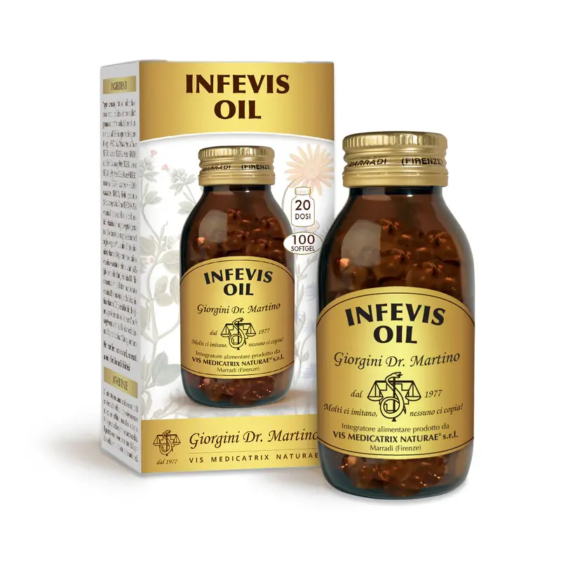 Dr Giorgini Infevis Oil 100 softgels of 830 mg - 83 gr