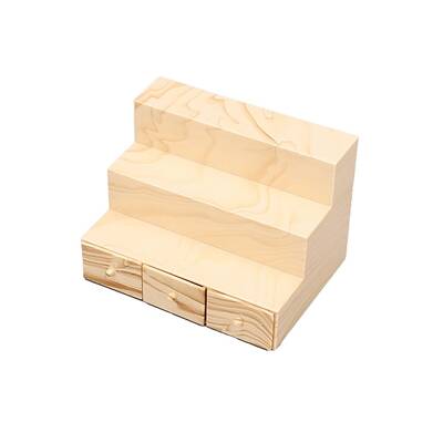 Wood Trapezoidal Rack Model