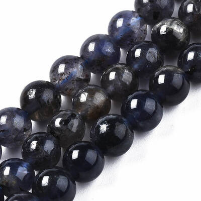 Natural Iolite/Cordierite/Dichroite Beads Strands