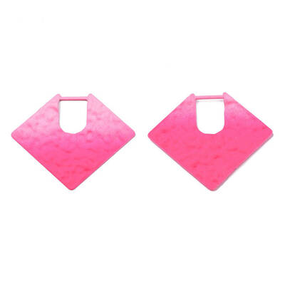Spray Painted Iron Pendants