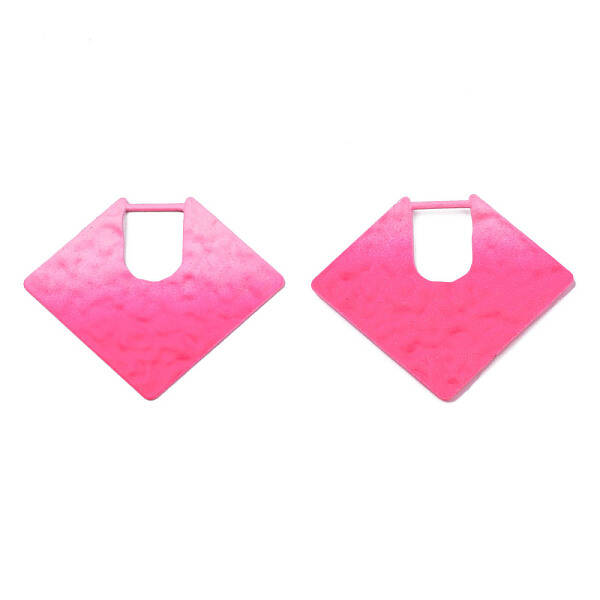 Spray Painted Iron Pendants