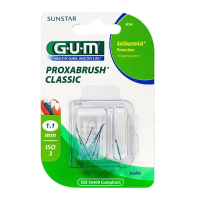 Gum Proxabrush Interdental Brush Refills 1.1mm X8 x8
