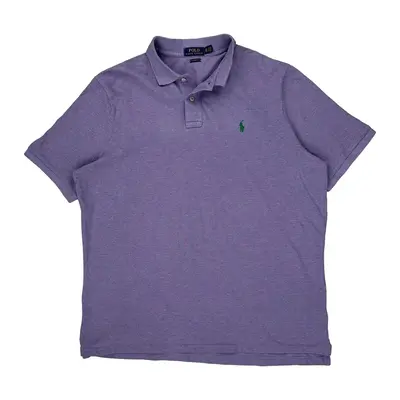 Ralph Lauren Polo Shirt - XL Purple Cotton