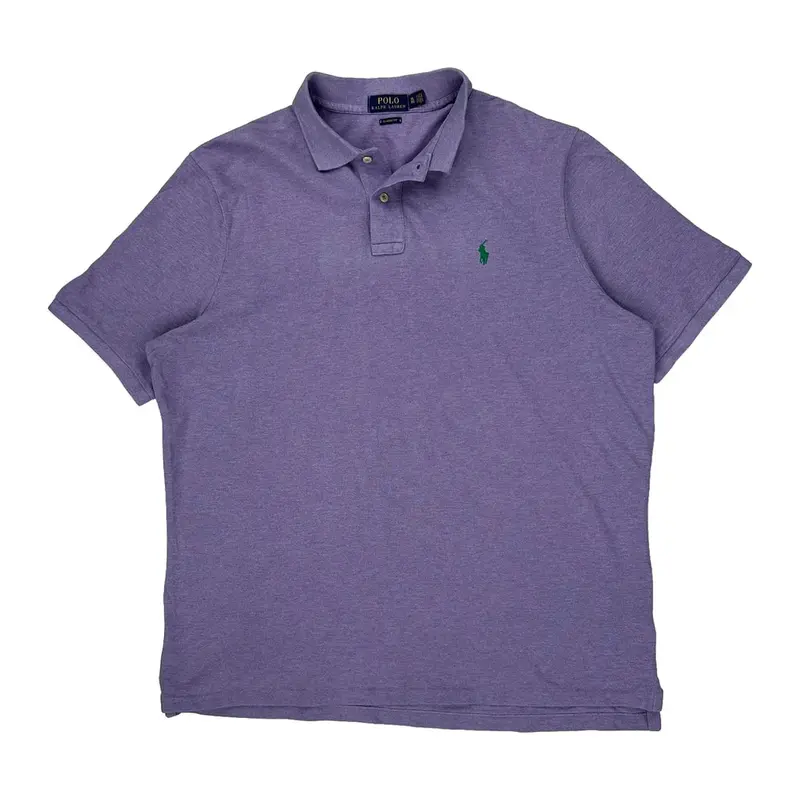 Ralph Lauren Polo Shirt - XL Purple Cotton