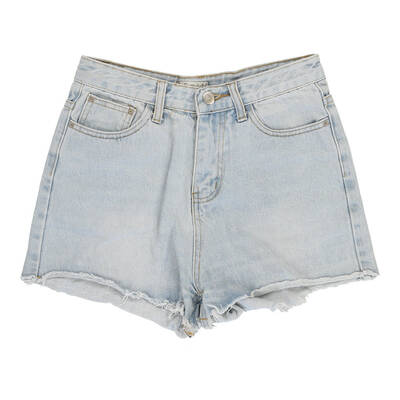 Susy Mix Denim Shorts - 26W UK 6 Blue Cotton