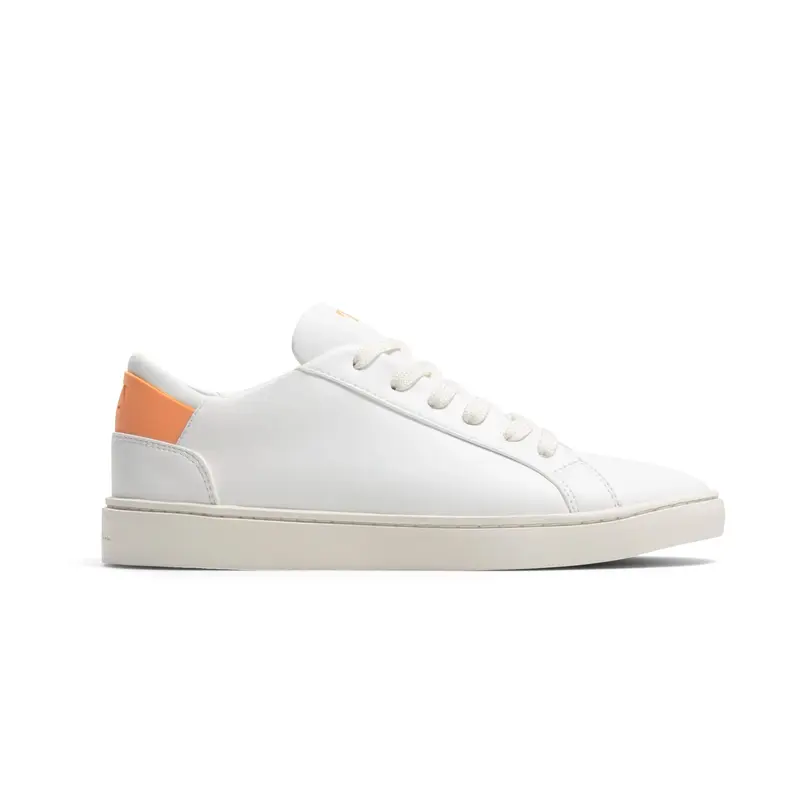Women's Lace Up | White-Crush Orange | Size: 5