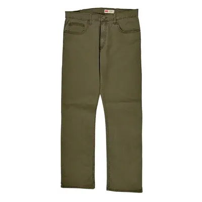 Wrangler Trousers - 34W 31L Green Cotton Blend