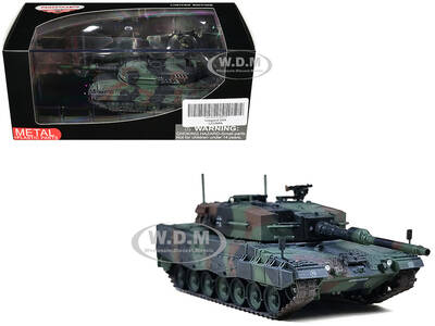 Leopard 2A4 Main Battle Tank with Snorkel NATO Camouflage German Army Armor Premium Series 1/72 Diecast Model by Panzerka...