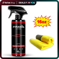 Fortify （16oz） Ceramic Coating Spray 3-in-1 High Protection Deep Gloss, Water Repellent, UV Shield, Easy DIY, Free Towel ...