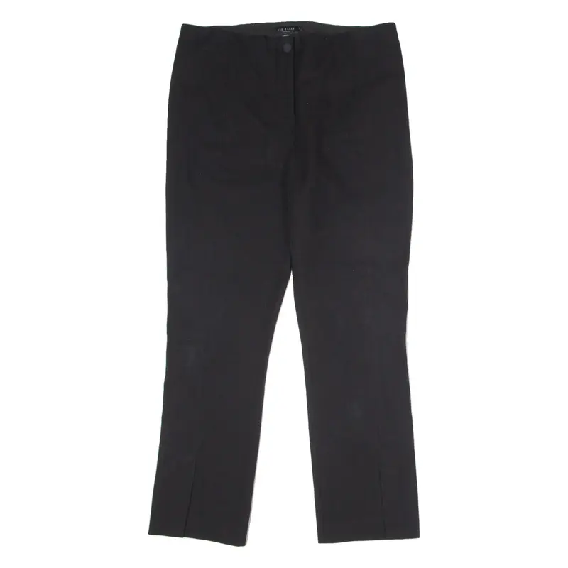 TED BAKER Womens Trousers Black Regular Tapered W34 L28