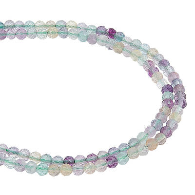 2 Strands Natural Fluorite Beads Strands