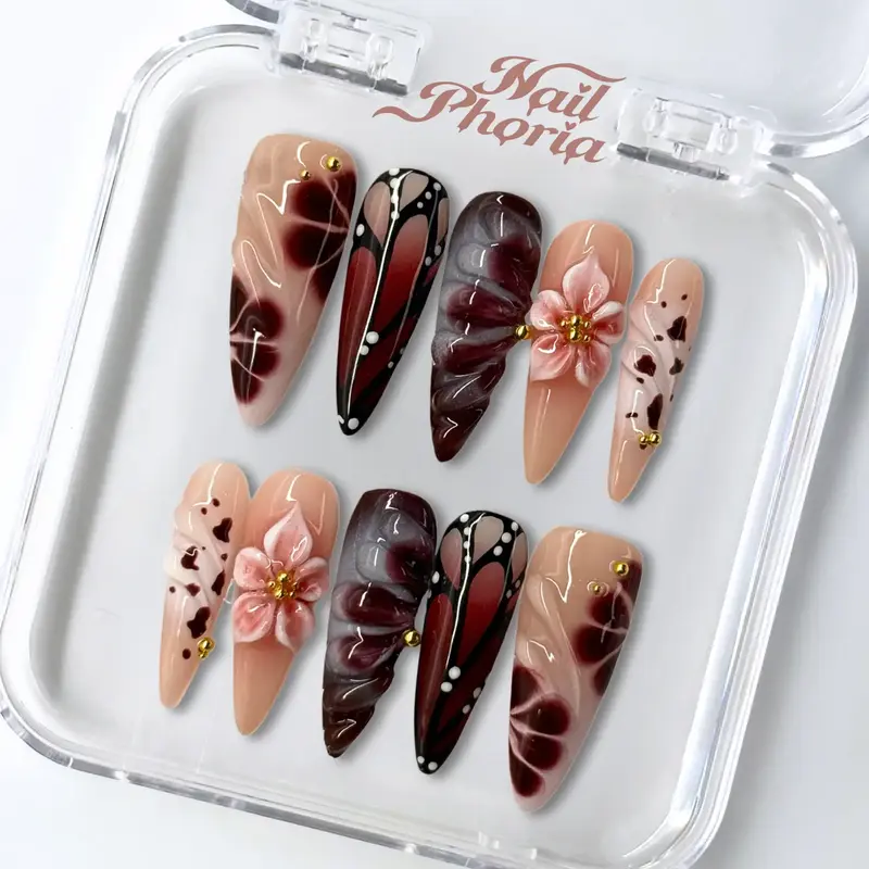NailPhoria|TRENDING Collections 10PCS Handmade Press On Nails