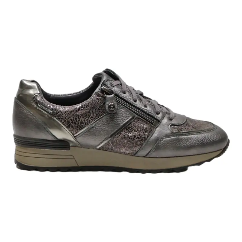 MEPHISTO Sneaker Trainers Silver Synthetic Womens UK 4.5
