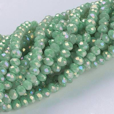 Electroplate Glass Beads Strands