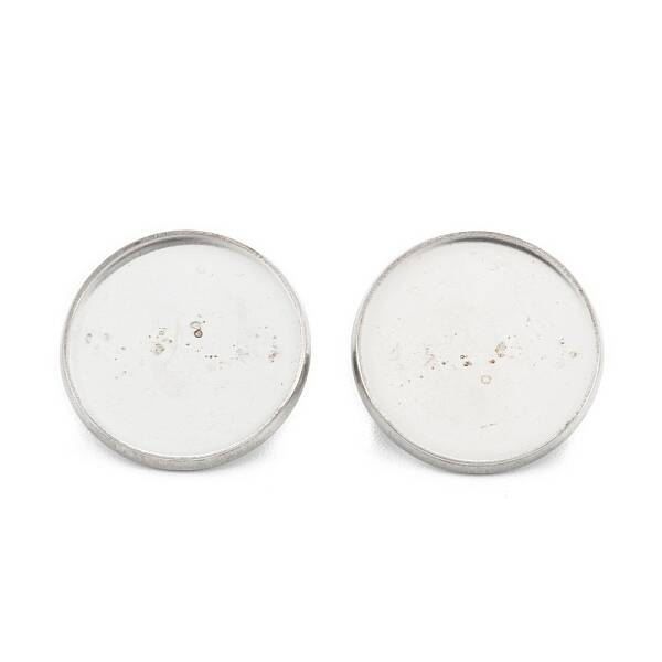 Tarnish Resistant 304 Stainless Steel Brooch Cabochon Settings