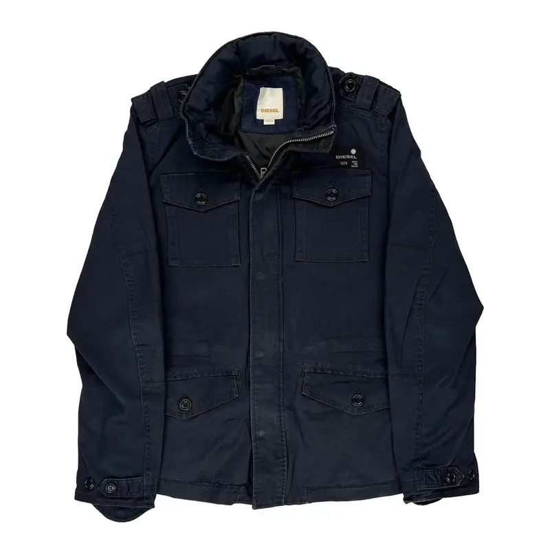 Diesel Jacket - XL Navy Cotton Blend