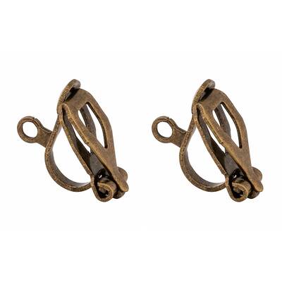 Brass Clip-on Earring Findings