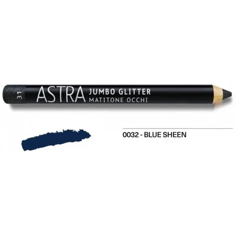 Astra Jumbo Glitter - All Over Pencil - 32 Blue Sheen