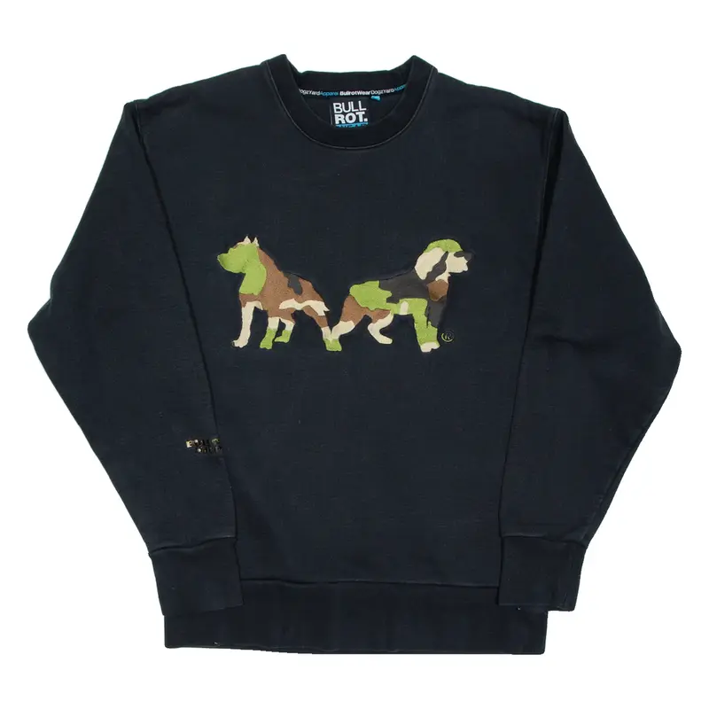 BULL ROT Mens Sweatshirt Black L