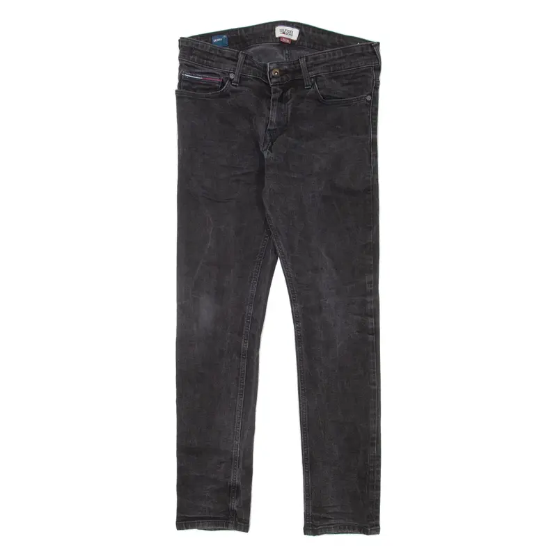 TOMMY HILFIGER Sidney Mens Jeans Black Slim Skinny W32 L30