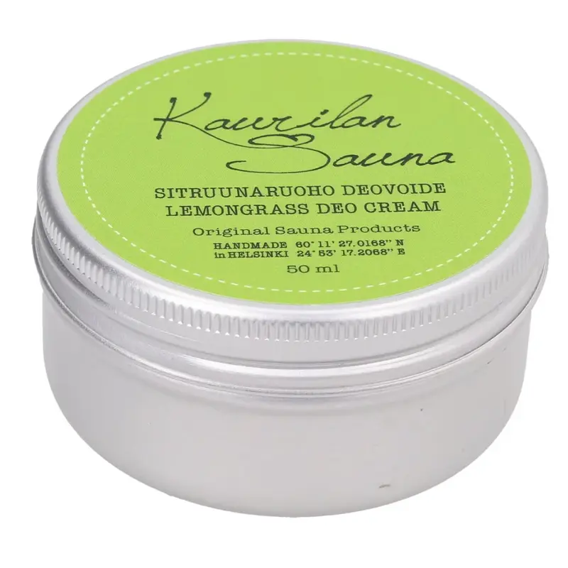 Kaurilan sauna Vegan Citronella Deodorant Cream (50ml)