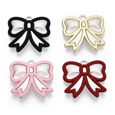 Alloy with Spary Painted Pendants