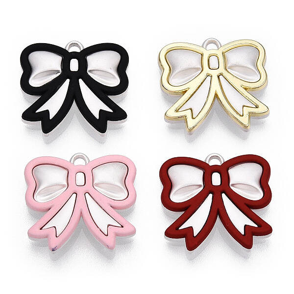Alloy with Spary Painted Pendants