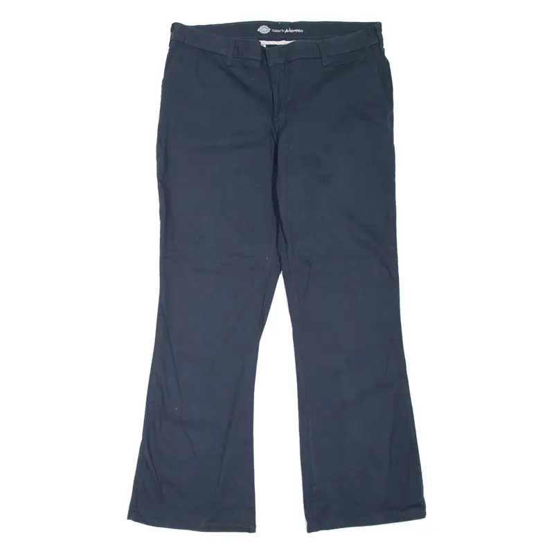DICKIES Workwear Womens Trousers Blue Regular Bootcut W36 L31