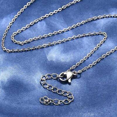 Non-Tarnish 304 Stainless Steel Cable Chain Necklace