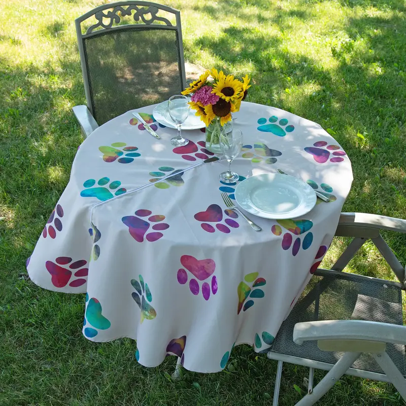 Waterproof Outdoor Tablecloth - Watercolor Dragonflies - Rectangle