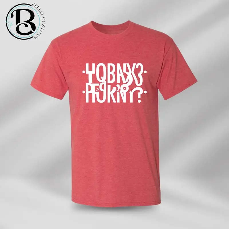 Class H (HRNY) - Secret Message Shirt - Soft Triblend Material Unisex Shirt