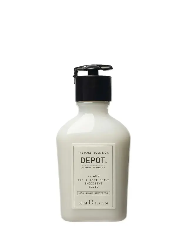 Depot, Shave Specifics No. 402, Essential Oils, Soothing Fluid, Pre and Post Shave, 50 ml