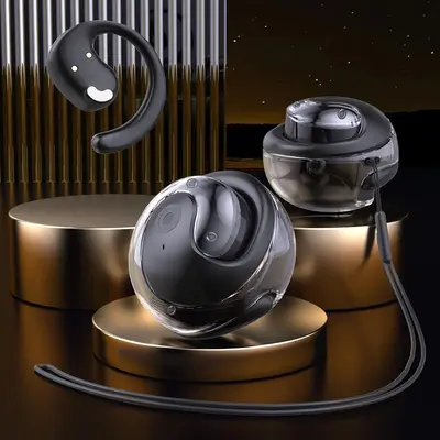 Fall Comfortable to Wear Wireless Earphone, Bluetooth-compatible Earbuds with Charging Case, Headphones, Stereo Sound Wirele...