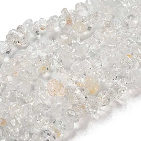 Natural Quartz Crystal Chip Beads Strands