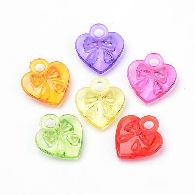 Transparent Acrylic Charms