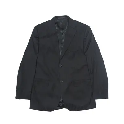 TED BAKER Blazer Jacket Black Wool Striped Mens L