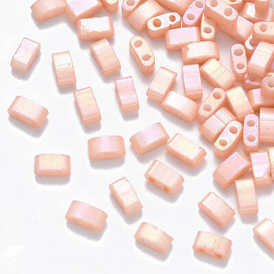 2-Hole Baking Painted Glass Seed Beads