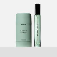 PHLUR Father Figure Layering Duo - Deodorant & Perfume Fragrance Set - 48-Hour Odor Protection Natural Deodorant & Fresh Fig ...