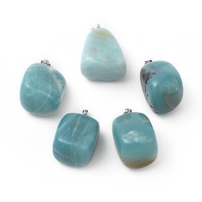 Natural Amazonite Pendants