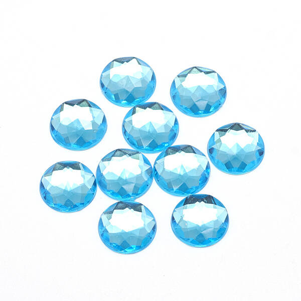 Acrylic Rhinestone Flat Back Cabochons