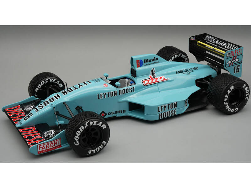 March 881 #16 Ivan Capelli 3rd Place Formula One F1 Belgian GP (1988) Mythos Series with Display Case Limited Edition to ...