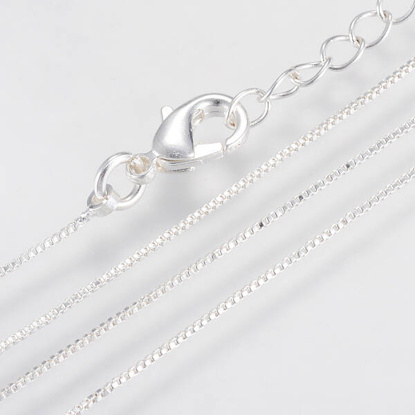 Brass Box Chains Necklaces