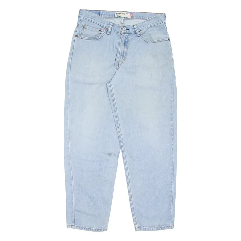 LEVI'S 560 Jeans Mens Blue Comfort Straight Stone Wash W32 L30