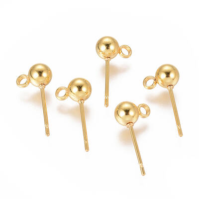 304 Stainless Steel Stud Earring Findings