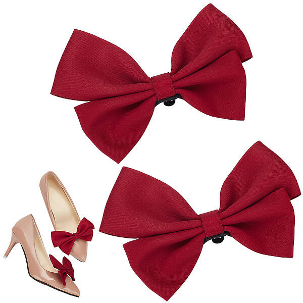 Bowknot Polyester Shoe Decorations