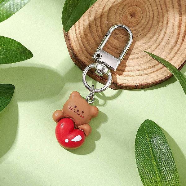 Bear Opaque Resin Pendant Decoration