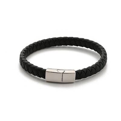Braided Microfiber Leather Cord Bracelets